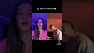 Faouzia singing to introduce herself !!(from tik tok)