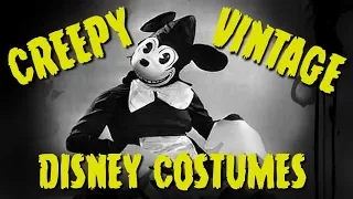 Creepy Vintage Disney Costumes used at Disneyland