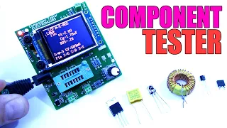 Component Tester PCB with Arduino and TFT display