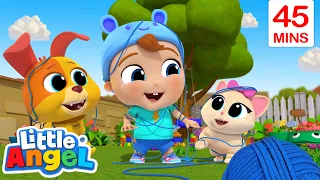 Bingo's Playdate Song + More @LittleAngel Kids Songs & Nursery Rhymes