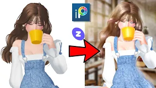 (tutorial) how to edit zepeto photos 📸 easy #zepeto #zepetoedit