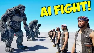 Far Cry 5 - YETI vs PEGGIES AI Fight | Battle Royale