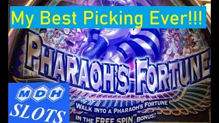 Big Win on Pharaoh's Fortune!!