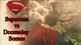 Superman vs Doomsday Scenes