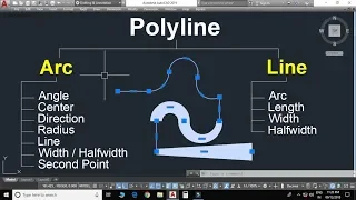 AutoCAD Polyline Command -All Options with Master tricks In Hindi