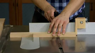 Shop-made Table Saw Flip Stop
