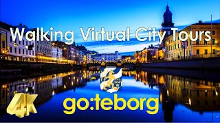 City Soundscapes: Virtual Walking Tour of Gothenburg. July 2023. #4k #walkthrough #sweden #citytour