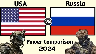 RUSSIA vs USA  millitaty power comparison 2024 l who would win