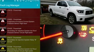 Tundra Won't Accelerate FIXED - VSC & Engine light on