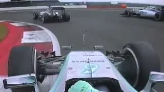 F1 2015 British GP Great Britain Silverstone Rosberg Bottas and Lewis Hamilton Start Onboard