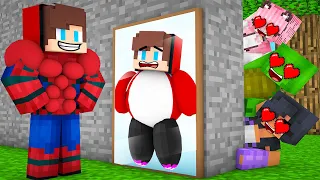 Maizen Sisters : JJ and Mikey Become Superheroes (Maizen Minecraft Animation)