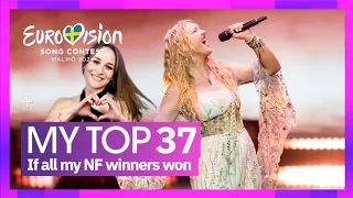 Eurovision 2024 🇸🇪 | My Top 37 if all my National Final winners would've won!