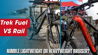 2023 Trek Fuel EXe vs Trek Rail at Glentress MTB Trail Centre