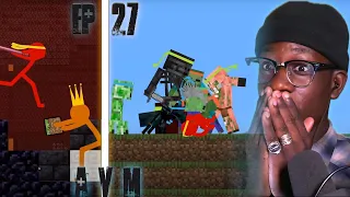 They LET HIM GET JUMPED?! | Animation VS Minecraft Shorts 27 Reaction