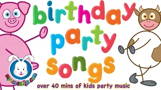 Birthday Party Songs For Baby, Toddlers & Children w/ Happy Birthday Song