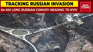 Tracking Russian Invasion: Satellite Images Show 64-Kilometre Russian Convoy Heading To Kyiv