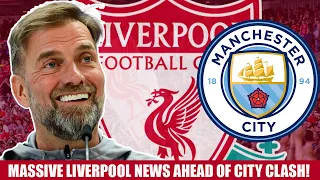 MASSIVE Liverpool News Ahead Of Man City Clash!