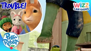 ​@OfficialPeterRabbit -  Trouble With Mr. McGregor! 💥 | 15+ Mins Compilation | @WizzCartoons​