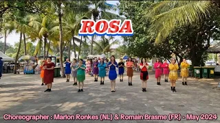 ROSA / Line Dance / Demo NBS Ancol / Intermediate /Choreo By Marlon Ronkes & Romain Brasme -May 2024