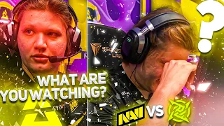 s1mple is astonished! TeamSpeak NaVi vs NIP - BLAST Paris Major 2023