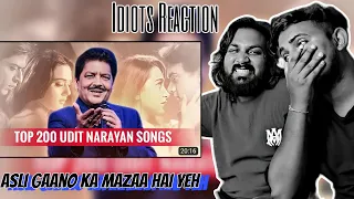 Reaction Top 200 Udit Narayan Songs | Hindi Songs | @SangeetVerse | Three Idiots Reaction