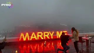 Наземный фейерверк, Пиро-символы "Marry me", Предложение, 4032