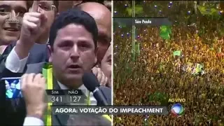 [HD] Momento em que deputados aprovam impeachment de Dilma Rousseff (17/04/2016)