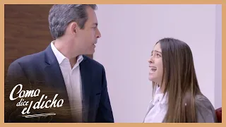 Inés se aferra a su novio y no quiere separarse de él | Como dice el dicho 3/5 | Dos no discuten...