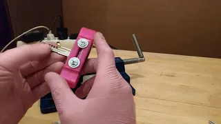 DIY отмычка для замка с вертикальной фрезеровкой ключа. 3D printed lockpick for dimple lock | PART 1