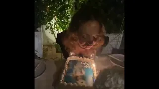 Nicole Richie hair set on fire while blowing out candles for her 40th Bday