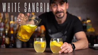 How to make the most delicious White Sangria with Elderflower and Calvados