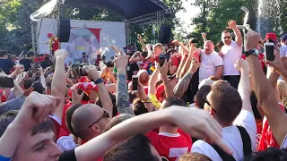 Liverpool Fans in Kiev! Mo Salah song