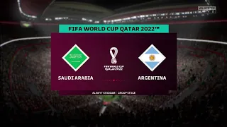 FIFA 23 | Saudi Arabia vs Argentina - FIFA World Cup Qatar 2022 | Gameplay