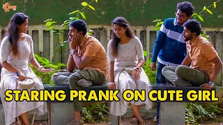 Staring Prank On Cute Girl 👩😍🔥 | Ft. Nellai 360* Prithivi | Kovai Kusumbu | Kovai 360*