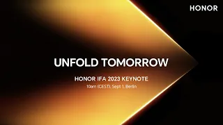 HONOR IFA 2023 KEYNOTES