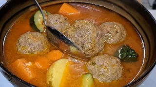 LAS MEJORES || ALBONDIGAS RELLENAS || GRANDOTAS || SUAVECITAS || ESTILO MICHOACAN | RECETA 100% REAL