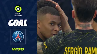 Goal Kylian MBAPPE (8' - PSG) AJ AUXERRE - PARIS SAINT-GERMAIN (1-2) 22/23