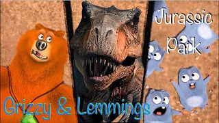 Grizzy and Lemmings - Jurassic Park Pt1 - E22