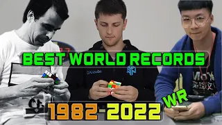 Best Of Rubik's Cube World Records 1982-2022