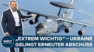 PUTINS KRIEG: A-50-Abschuss – Ukrainische Luftwaffe schießt erneut russisches Aufklärungsflugzeug ab