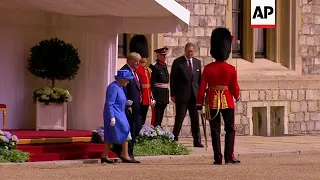 Queen Elizabeth Welcomes Trump to Windsor Castle