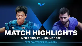 Andrej Gacina vs Cho Seungmin | MS R32 | WTT Contender Doha 2023