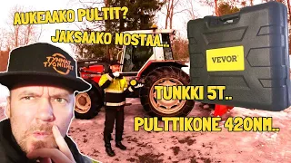 TESTISSÄ 12 V pulttikone ja 12 V Sähkötunkki!