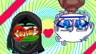 ♣Hate Love Meme♣[countryhuman/countrygacha] Palestine🇵🇸 & Israel🇮🇱