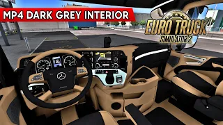 Mercedes Actros MP4 Beige - Dark Grey Interior ETS2 1..39