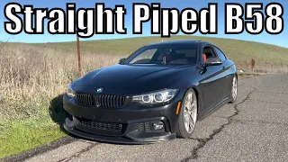 Tuned 440i Straight Pipe Exhaust Sound