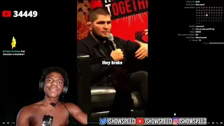 ISHOWSPEED REACTS TO KHABIB!!