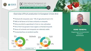 Trends in nutrient management in fruit crop production | Oene Oenema