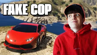 Treyten Steals Cars as Fake Cop