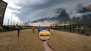 ВОЛЕЙБОЛ В ШТОРМ ОТ ПЕРВОГО ЛИЦА | EXTREMAL VOLLEYBALL IN THE STORM FIRST PERSON RUSSIA | 71 episode